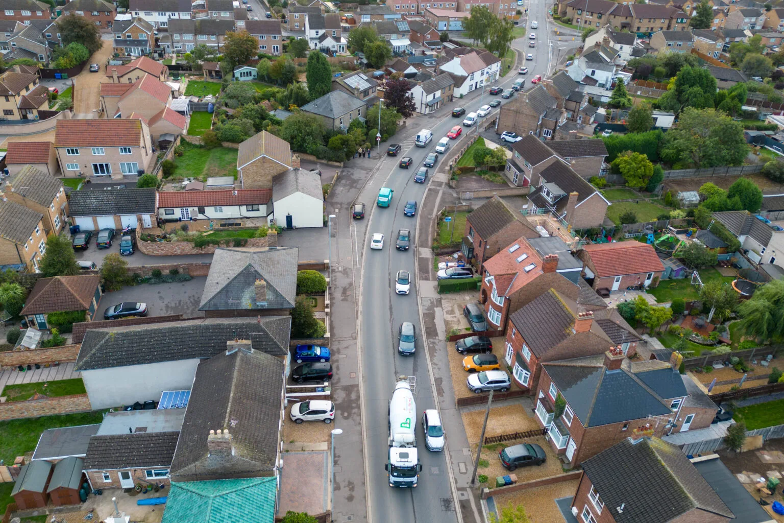 Peter Baxter has lobbied for years to get councillors and highways chiefs alongside to reduce the number of HGVs passing through his hometown., Whittlesey, Peterborough Wednesday 28 September 2022. Picture by Terry Harris.