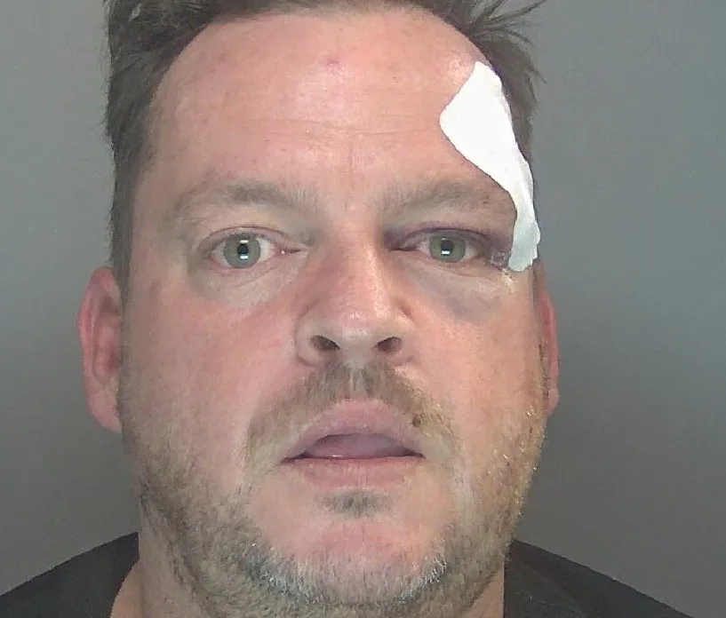 Andrew Bennett, of High Street, Soham, jailed for assaulting ex-partner. Police say tackling domestic abuse “is a top priority”