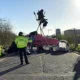 Jamie Goodland, Annie Hoyle, and Christopher Ford were among a group of about 12 protestors who targeted Schlumberger Cambridge Research, in Charles Babbage Road, on 14 and 15 March last year.