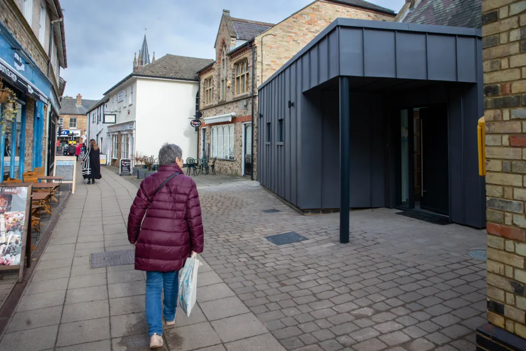 Blameless: The St Neots Voluntary Welfare Association runs the day centre on Church Walk for the elderly and people with dementia and built what Huntingdonshire District Council told them. PHOTO: Terry Harris