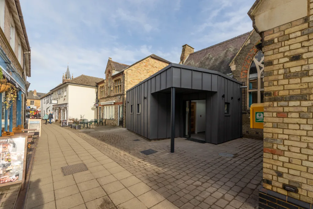 Blameless: The St Neots Voluntary Welfare Association runs the day centre on Church Walk for the elderly and people with dementia and built what Huntingdonshire District Council told them. PHOTO: Terry Harris