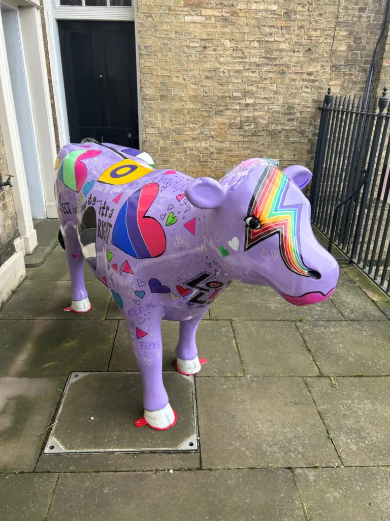 Moosha P. Cambridge (named in honour of the Stonewall activist Marsha P. Johnson) celebrates Cambridgeshire’s LGBTQ communities, diversity, and inspiration. 