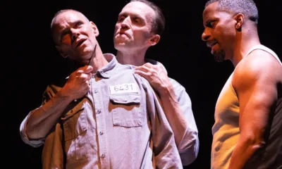 (L-R) Joe Absolom, Leigh Jones, Jay Marsh - Shawshank Redemption - UK Tour - Photo credit Jack Merriman