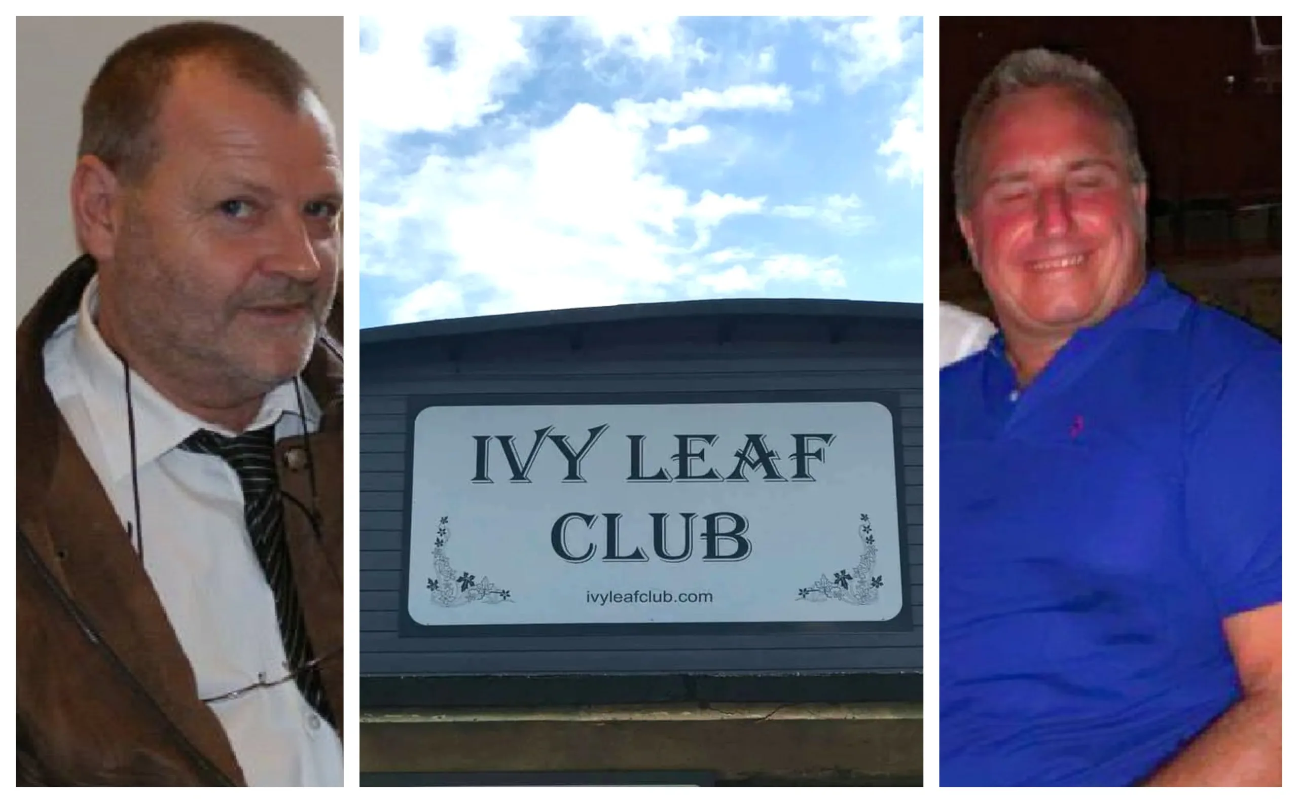 Tim Brown (left) former chairman of Ivy Leaf Club has received a life ban after his former friend Mark Smith (right) became chairman of the Whittlesey club. The club faces a financial and membership crisis.