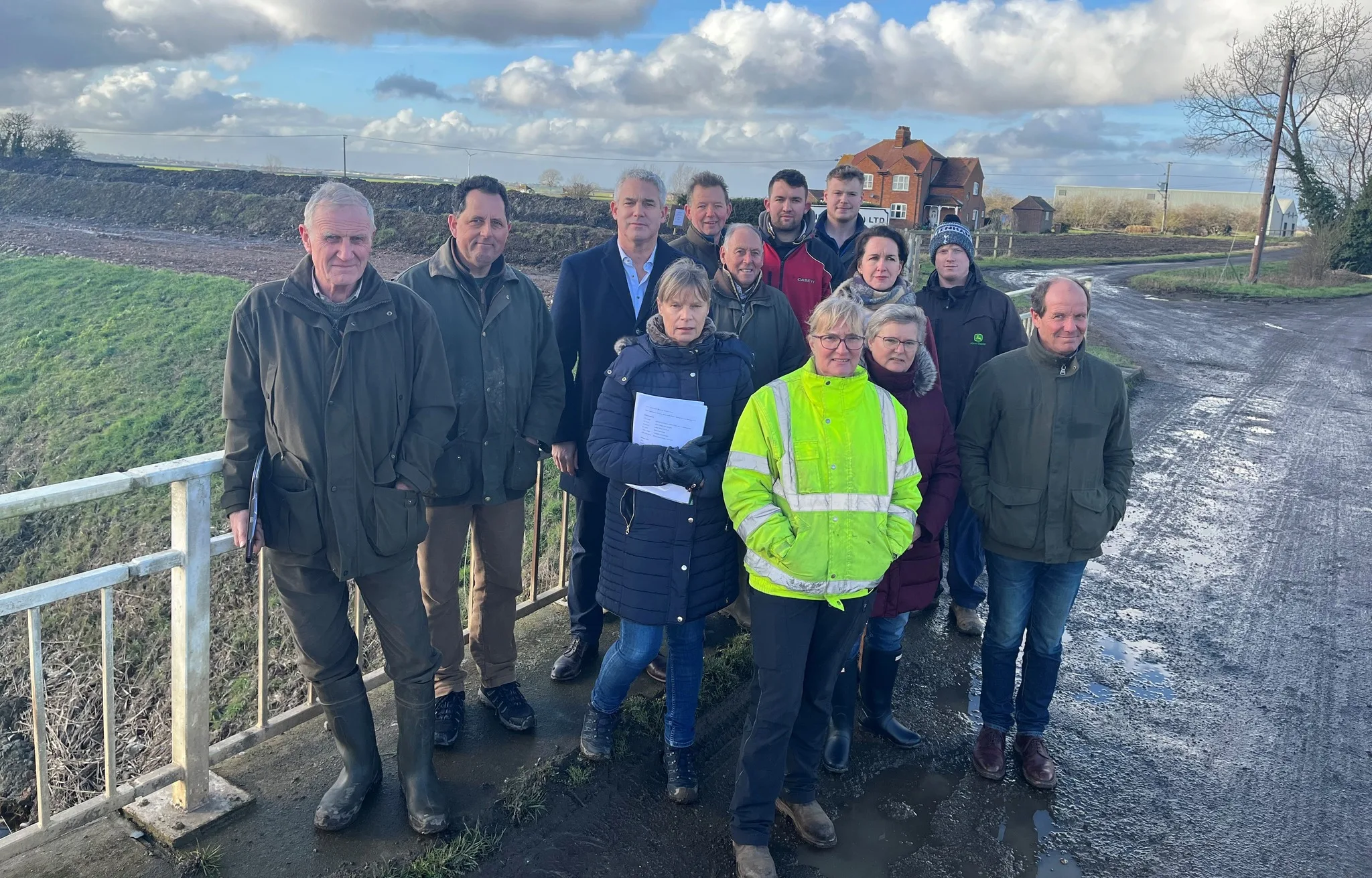 Last month MP Steve Barclay met with the NFU and farmers to understand their concerns about plans for a new reservoir between Chatteris and Wimblington.