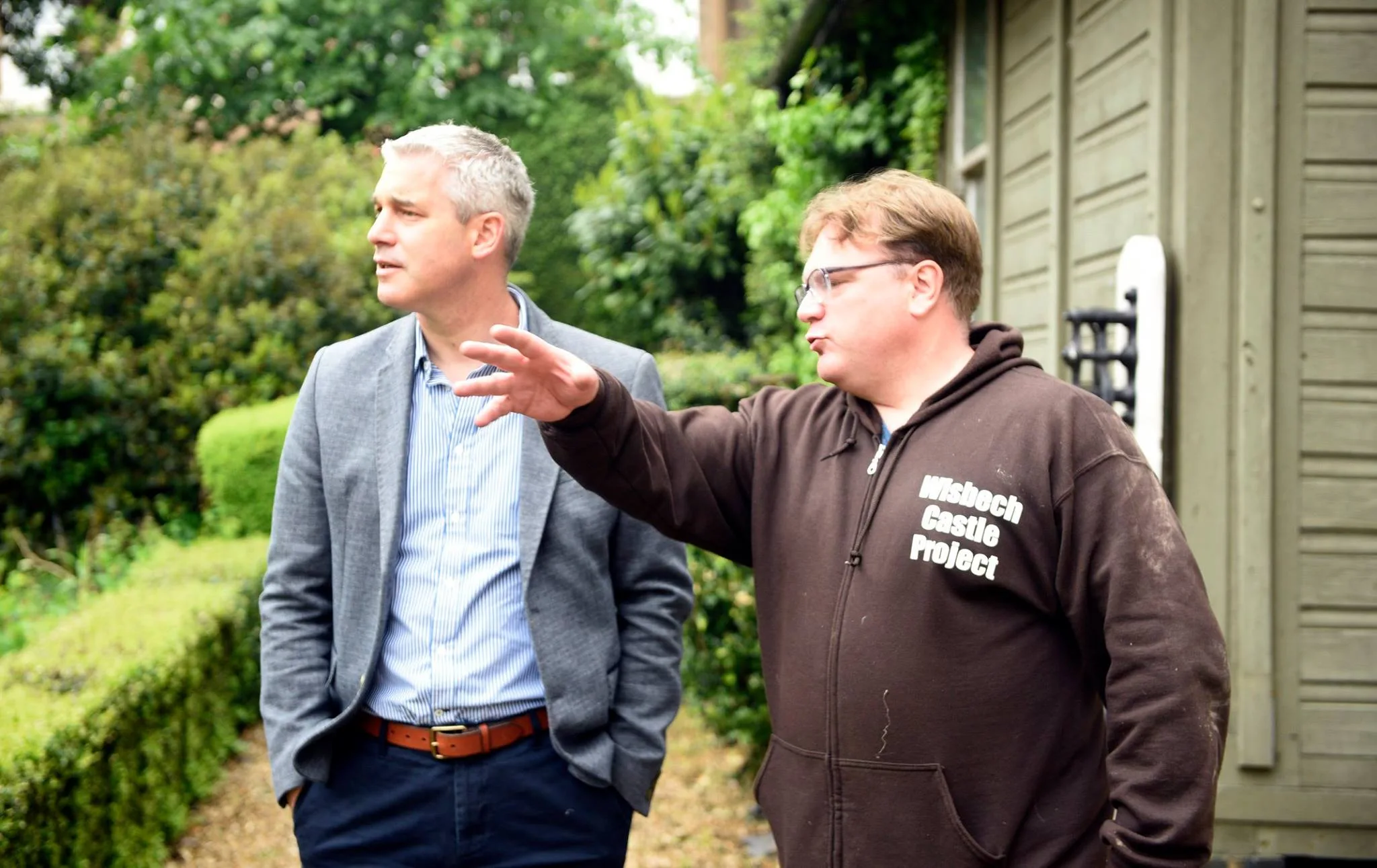 Tory councillor Steve Tierney (right) with MP Steve Barclay. The Government’s decision to allow a £450m incinerator has prompted Cllr Tierney to put a motion to Fenland Council to consider a legal challenge.