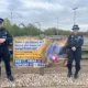 PCs James and Nicola at Trumpington Park and Ride. Police will offering 100 drivers the opportunity to get their vehicle marked with Selectamark kits on 14 May at Kwik Fit in Redwongs Way, Huntingdon.