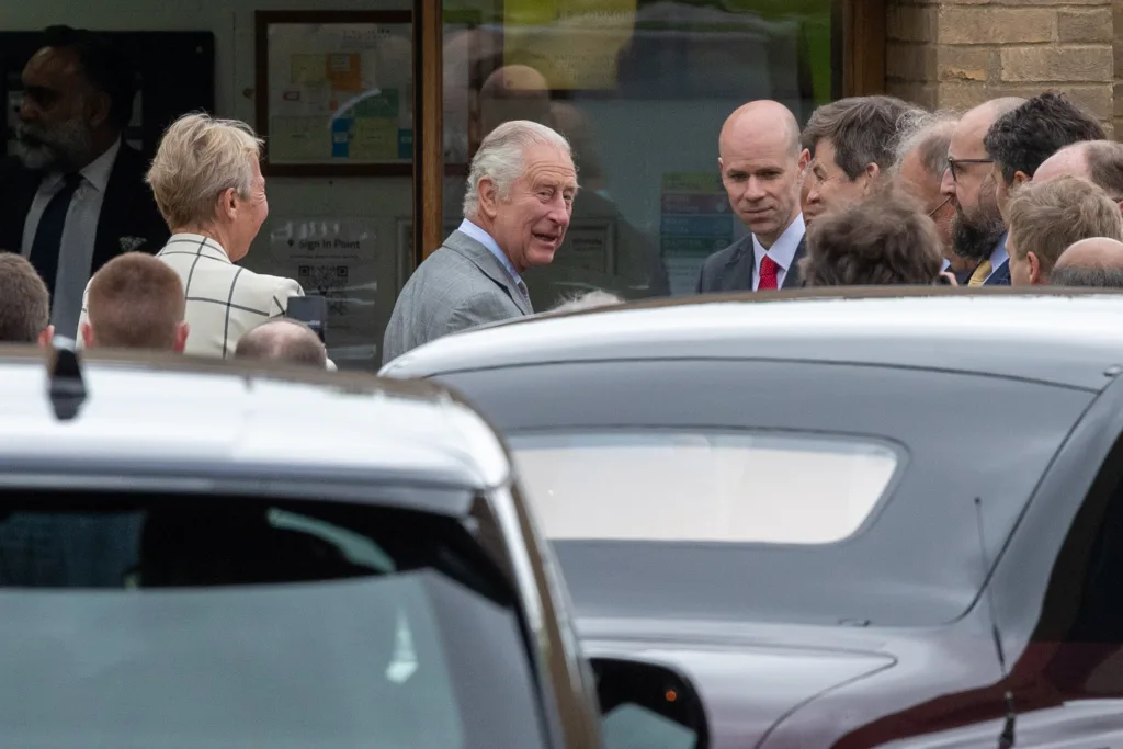 King Charles III at his first official engagement since the Coronation as he opened a new national Centre for Propulsion and Power at the Whittle Laboratory at the University of Cambridge on Tuesday. PHOTO: Bav Media 