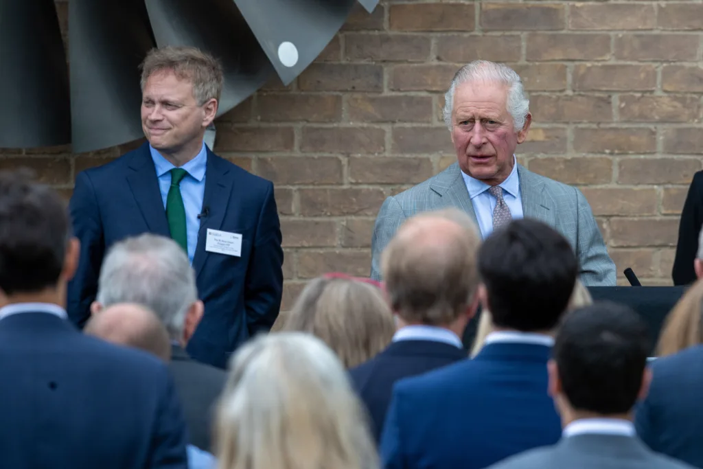 King Charles III at his first official engagement since the Coronation as he opened a new national Centre for Propulsion and Power at the Whittle Laboratory at the University of Cambridge on Tuesday. PHOTO: Bav Media 