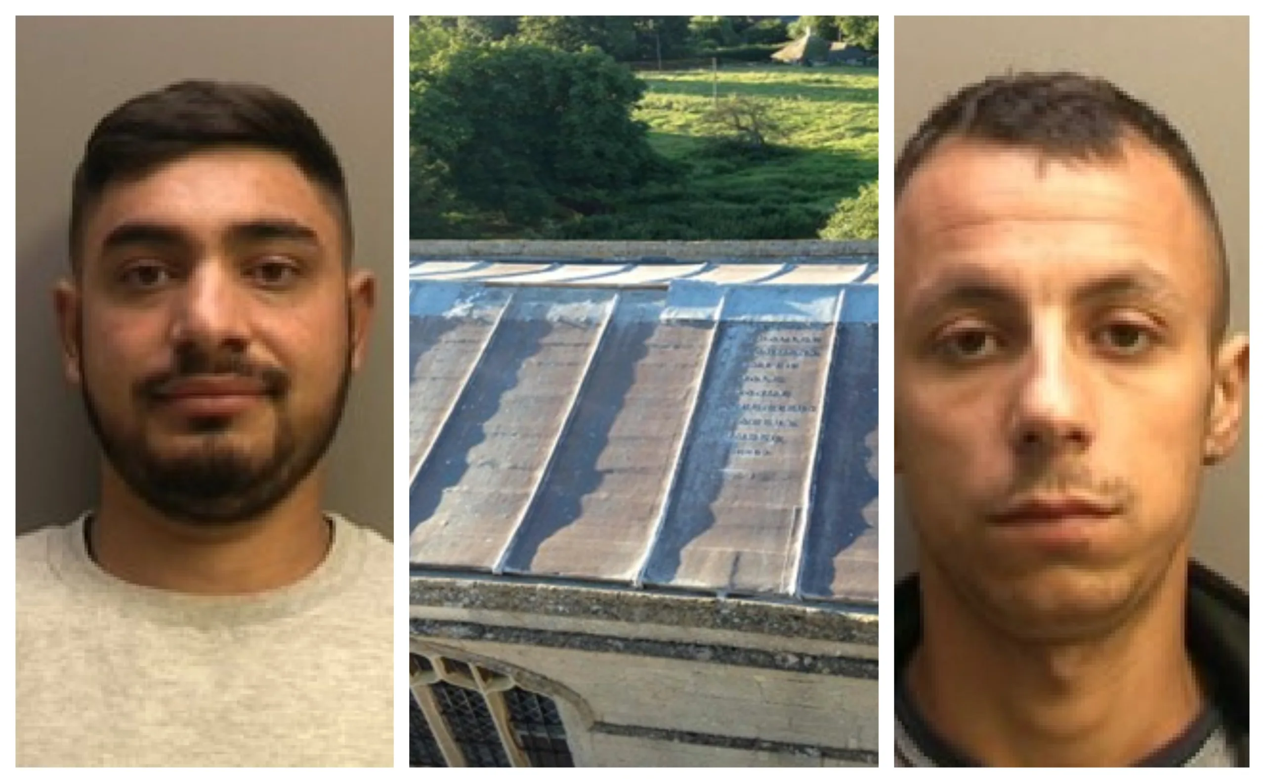 Gigi Prundaru (left) previously admitted 31 offences and was sentenced to a total of 6 years 1 month imprisonment. Laurentiu Rebeca admitted 24 offences and was sentenced to 4 years 10 months imprisonment. (Centre) one of the church roofs they stripped of lead.