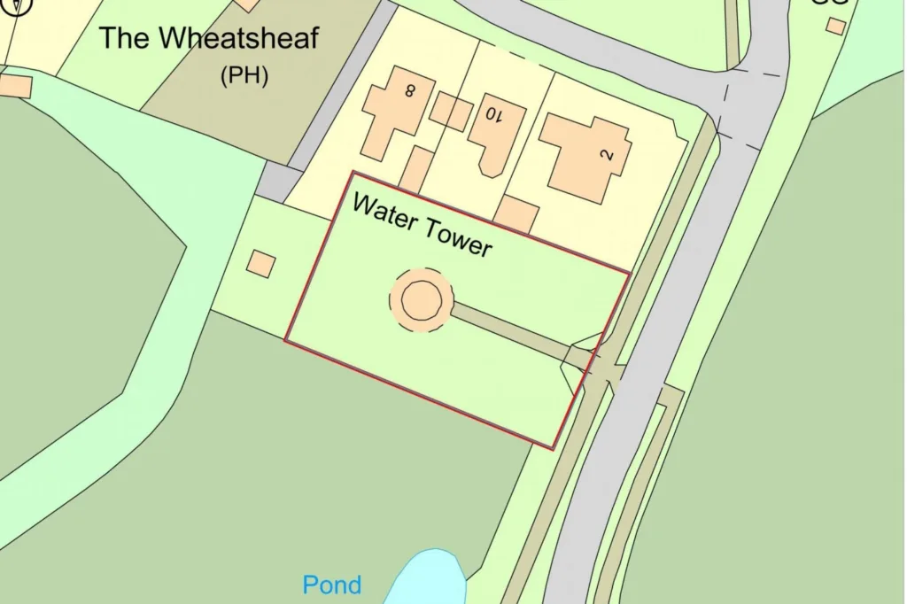 The disused water tower sits on a third of an acre site at Perry, eight miles north west of Huntingdon. It has sold at auction for three times the guide price. 
