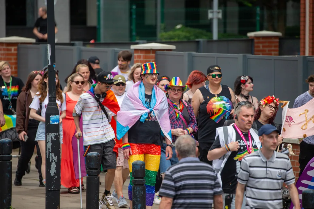 Peterborough Pride 2023: “The celebration aims to bring the city's LGBTQ+ community together and show support for those within it,” was how a Pride organiser described it. PHOTO: Terry Harris