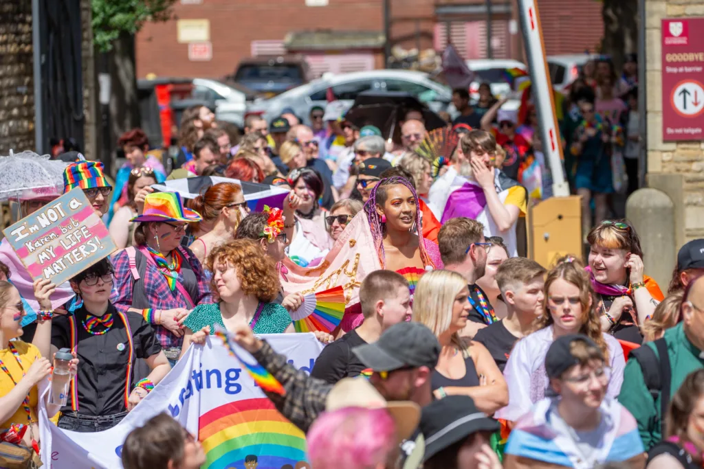 Peterborough Pride 2023: “The celebration aims to bring the city's LGBTQ+ community together and show support for those within it,” was how a Pride organiser described it. PHOTO: Terry Harris