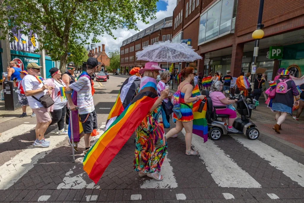 Peterborough Pride 2023: “The celebration aims to bring the city's LGBTQ+ community together and show support for those within it,” was how a Pride organiser described it. PHOTO: Terry Harris