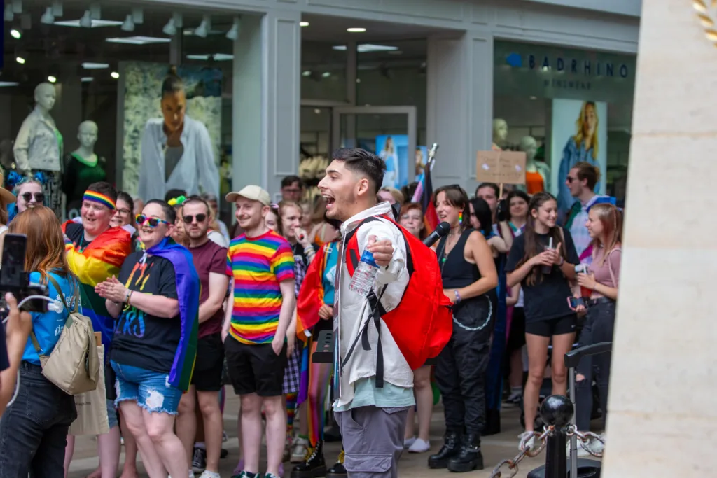 Peterborough Pride 2023: “The celebration aims to bring the city's LGBTQ+ community together and show support for those within it,” was how a Pride organiser described it. PHOTO: Terry Harris