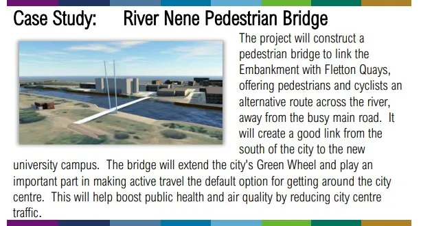 Case study used in the Local Transport and Connectivity Plan (LTCP) which Mayor Dr Nik Johnson says “sets the vision, goals, objectives, strategies, and policies to help make transport in Cambridgeshire and Peterborough better, faster, safer, more reliable, and less polluting”.