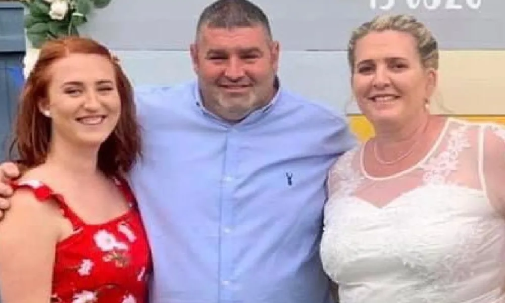 The family released a photograph of Jade Mace, Paul (PJ) Carter, Lisa Carter (left to right). All three were killed in a crash on the A47 by a drug driver.