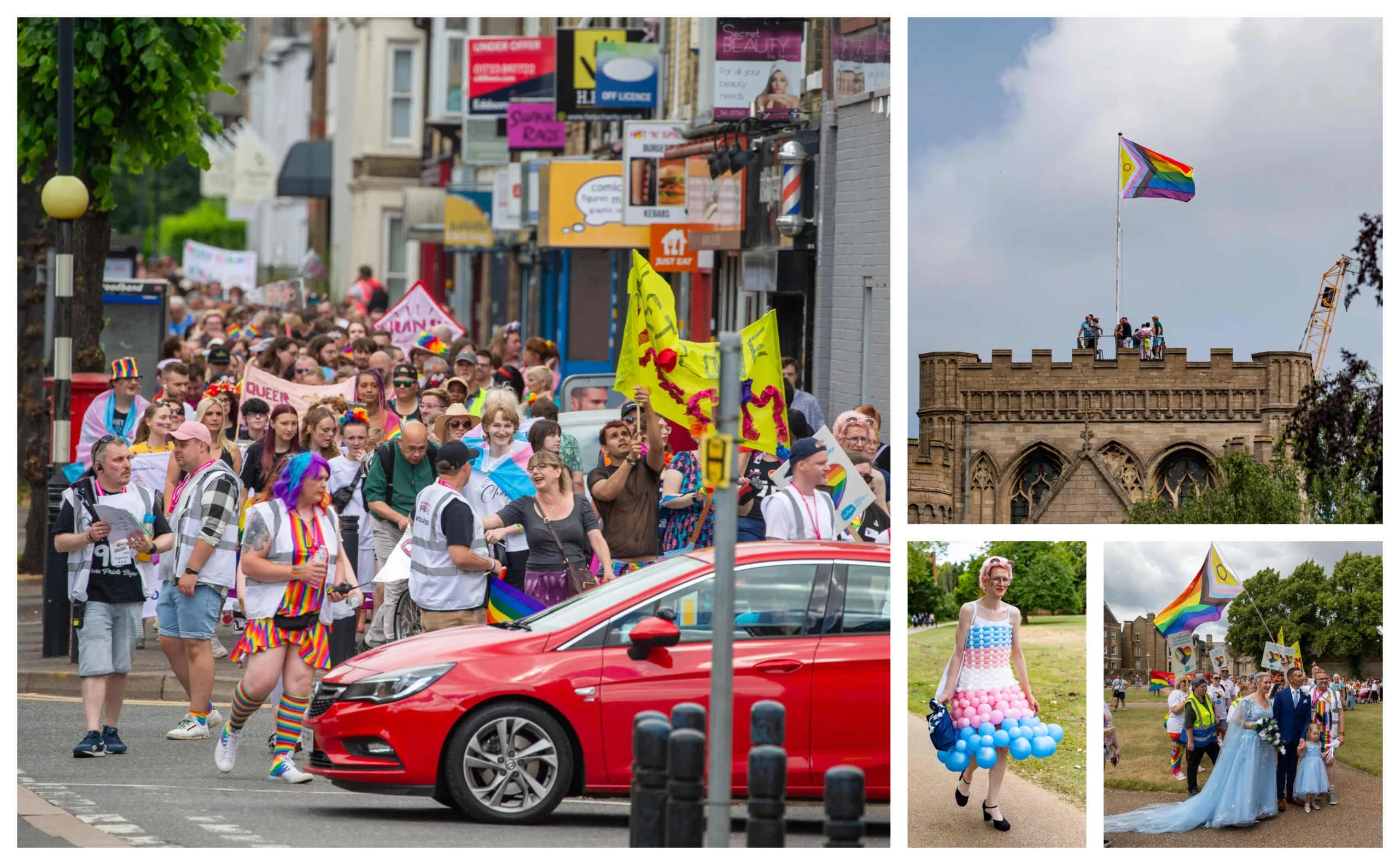 Peterborough Pride 2023: “The celebration aims to bring the city's LGBTQ+ community together and show support for those within it,” was how a Pride organiser described it. PHOTO: Terry Harris