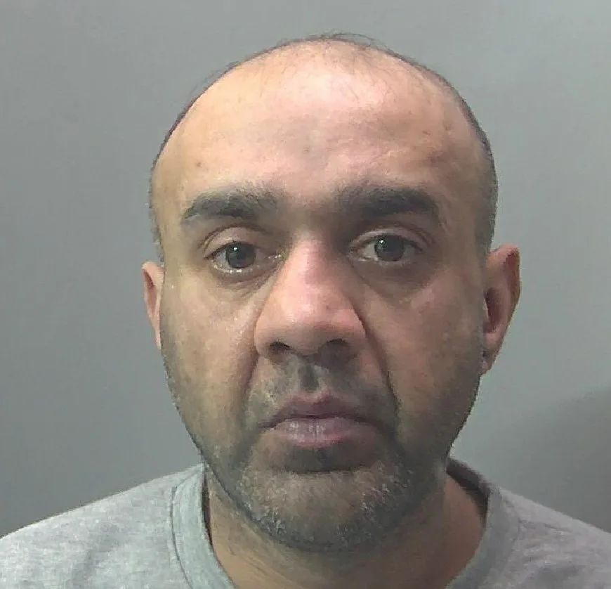 Aitzaz Sadiq, 36, was described by the victim as appearing drunk when he threatened him in Bamber Street, Peterborough, at about 10pm on 26 December.