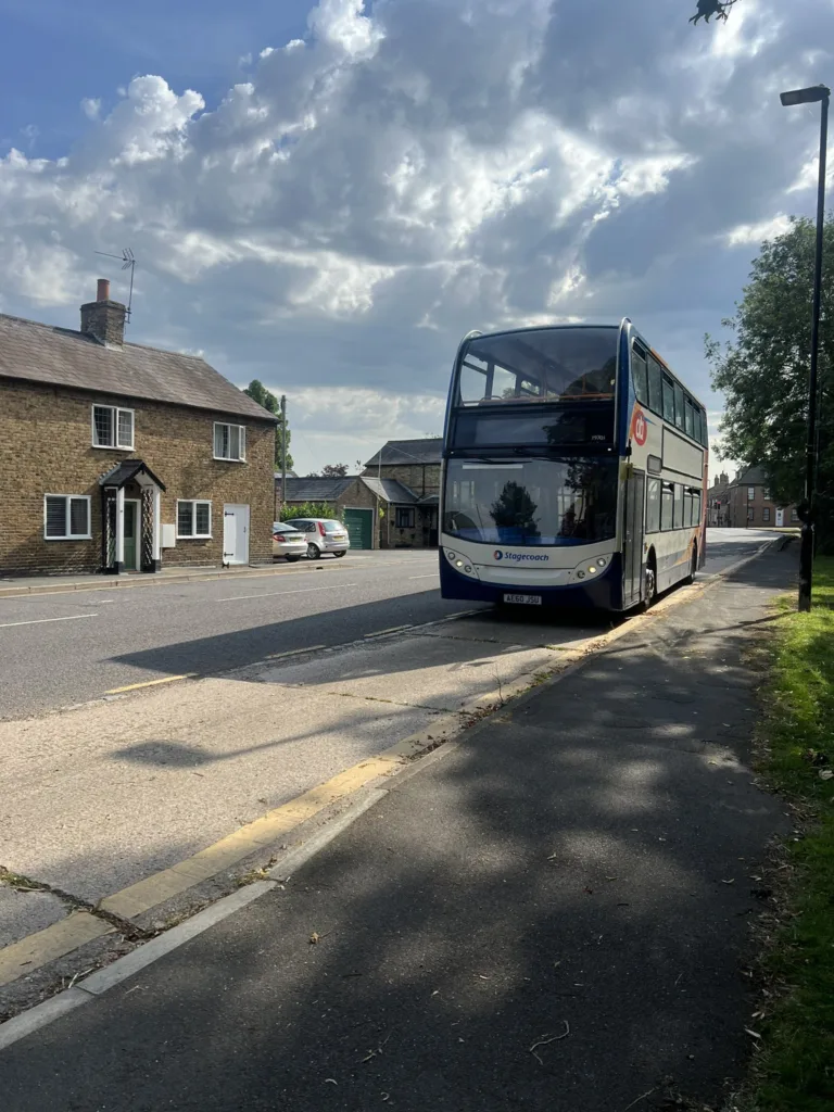 On Saturday Andrew Pakes, Labour candidate for Peterborough, who is co promoting a petition to save the service, met supporters who turned up to ride the threatened service from Thorney and Eye. 