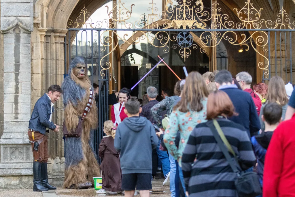 cosplay event at the Cathedral as part of a Star Wars Exhibition.,Cathedral, Peterborough Friday 04 August 2023. Picture by Terry Harris.