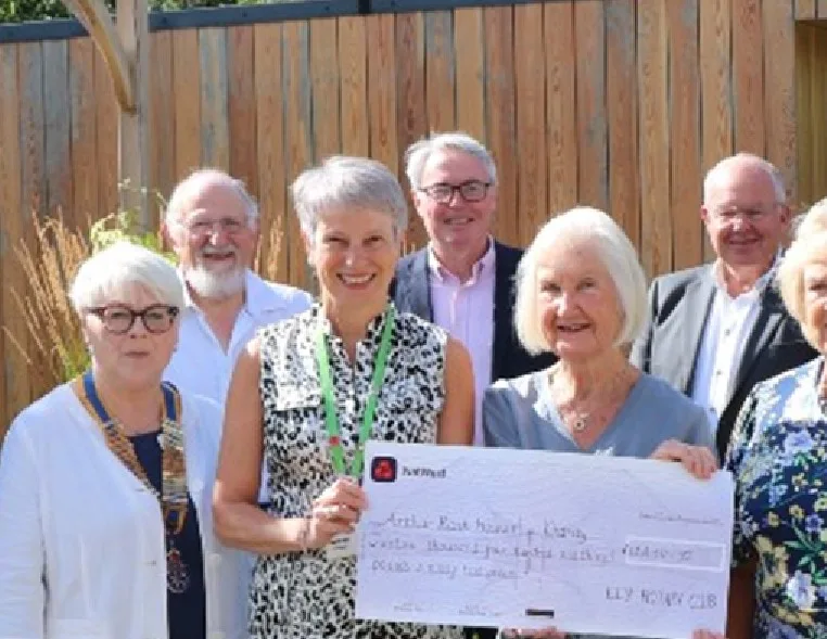 Ely Rotary Club organised an evening of entertainment comprising the London Welsh Male Voice Choir and Waterbeach Brass at Ely Cathedral to raise £12,000 which they donated to Arthur Rank Hospice Charity.