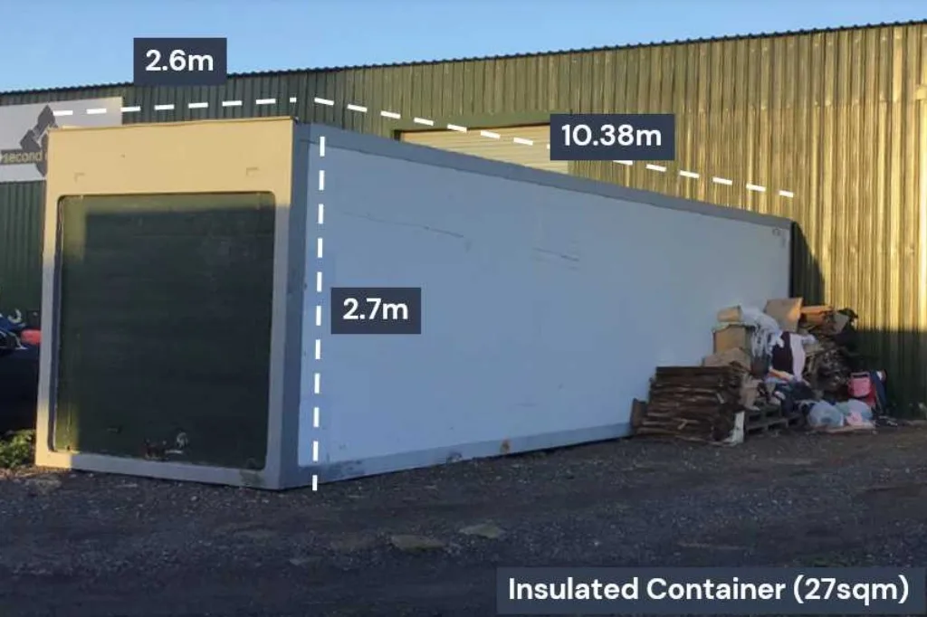 Retrospective planning permission for 9 shipping containers and 1 industrial unit has been applied for at The Barracks in Ramsey Road, Farcet Fen, near Peterborough
