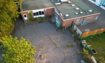 Former St George's Hydrotherapy pool destroyed., Dogsthorpe, Peterborough Tuesday 05 September 2023. Picture by Terry Harris.