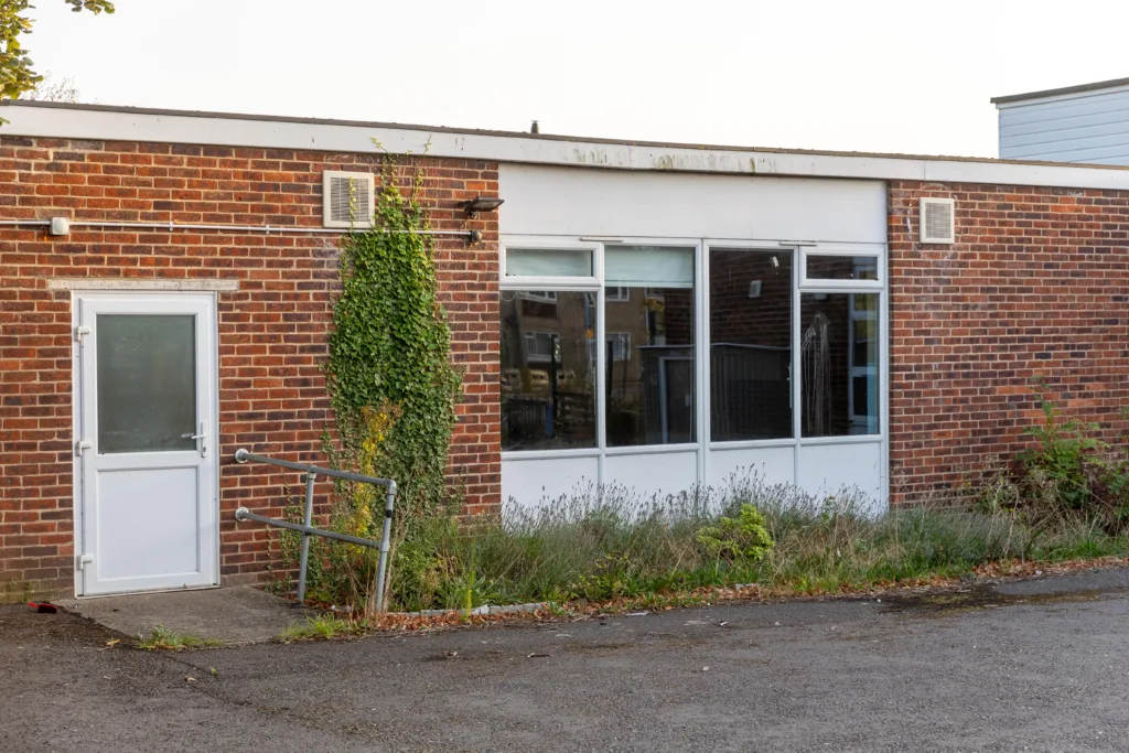 Former St George's Hydrotherapy pool destroyed.,Dogsthorpe, Peterborough Tuesday 05 September 2023. Picture by Terry Harris.