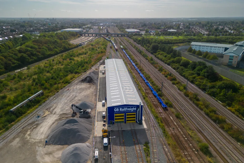 Opening day for £5.75m GB Railfreight (GBRf) state of the art maintenance hub in Peterborough. The company is one of the UK’s largest transporters of consumer and business goods. PHOTO: Terry Harris. 