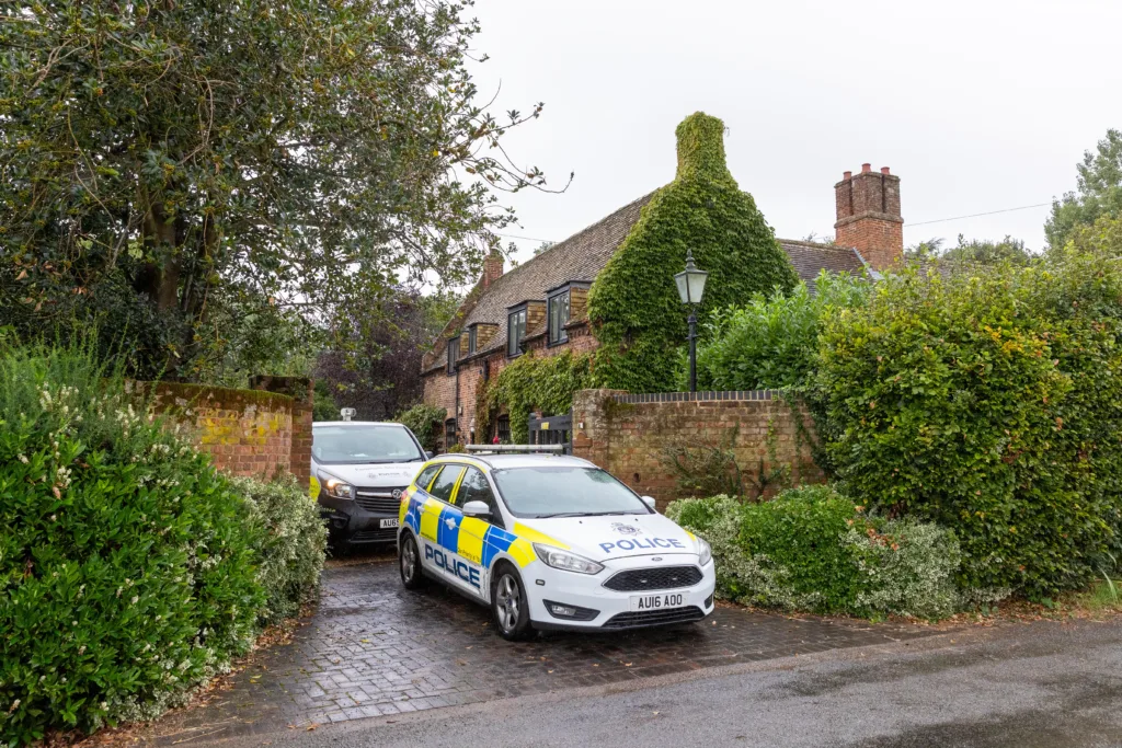 A man is being held on suspicion of murder following the discovery of a woman’s body near Wisbech, Cambridgeshire.Picture by Terry Harris