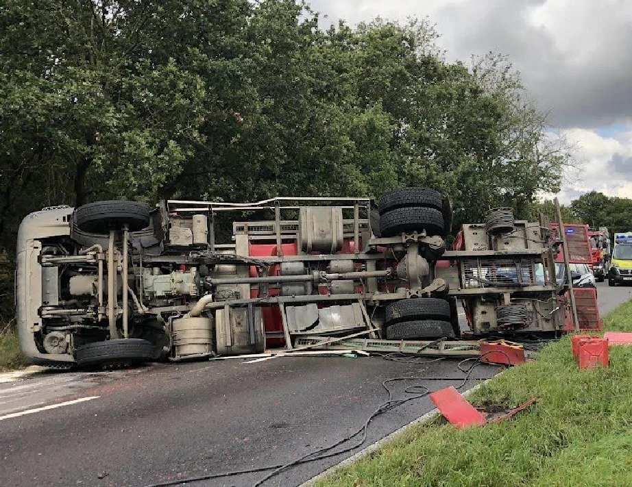 A505 Fowlmere crash