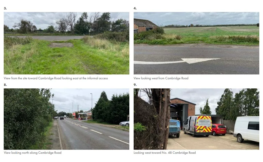 Long Term Land illustrations show the site at Stretham near Ely where 19 affordable homes can be built.