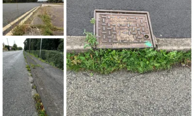 Photos published online include (top left) Great Paxton parish council, (bottom left) Wisbech St Mary parish council and (right) Yaxley parish council. All have written to the county council expressing their concern.