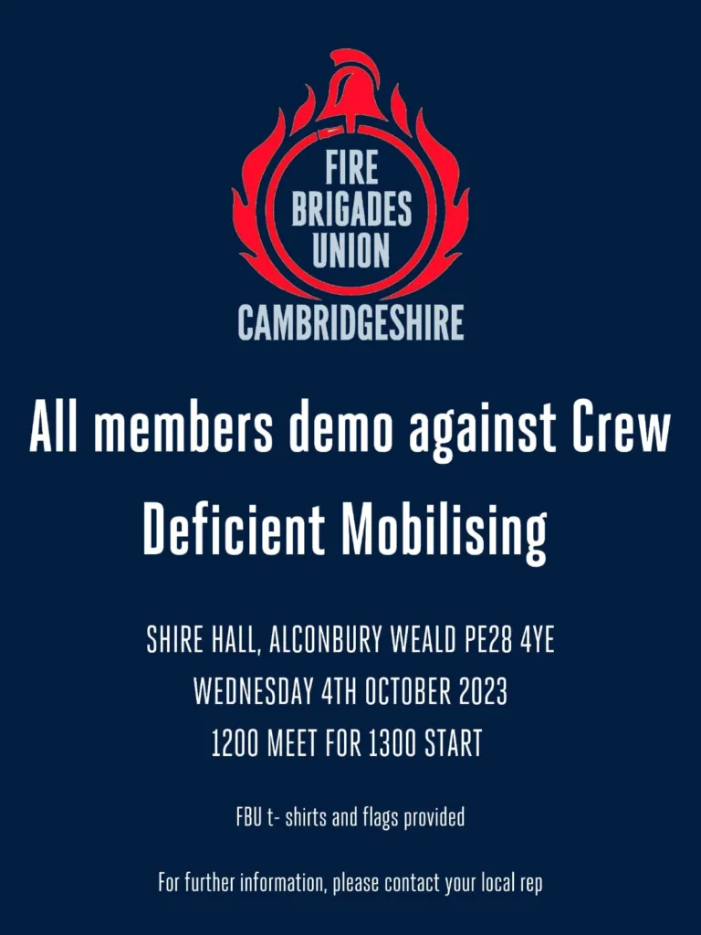 The FBU says: “A deficient crew is an insufficient crew. Three riders cannot affect a rescue, cannot wear BA, and cannot put Safe Systems of Work (SSoW) in place. This places themselves and the public in increased danger and is unacceptable.”