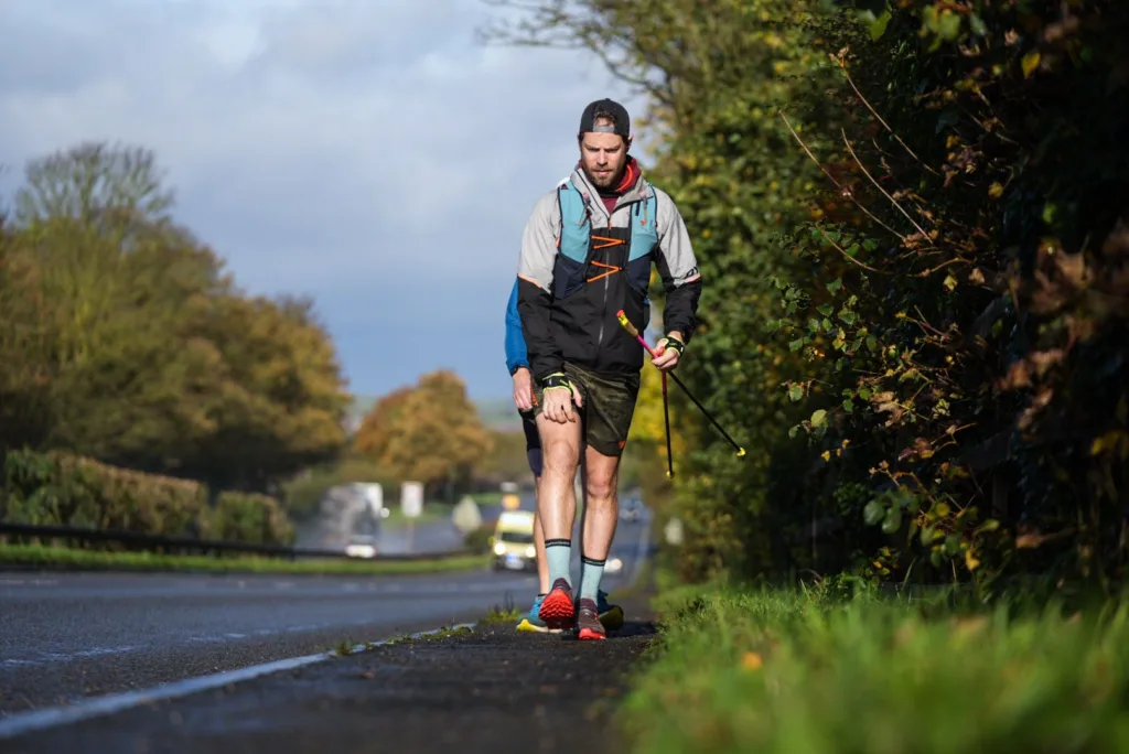 Beginning on 30th October, Jonny ran over 370km from Manchester to London, taking 11 days. 