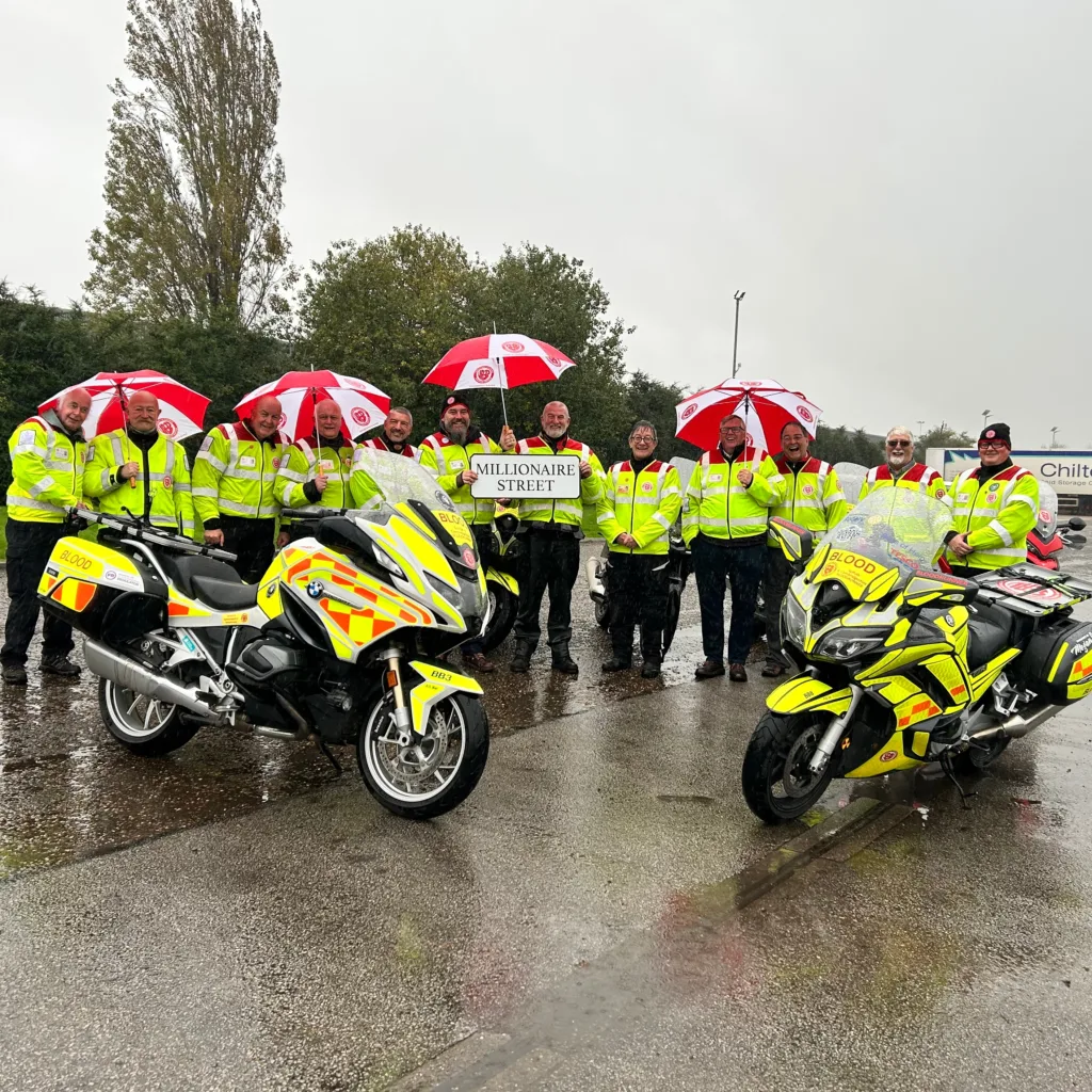 SERV Suffolk and Cambridgeshire, also known as the “Blood runners”, received £30,000 as a result of the Peterborough win 