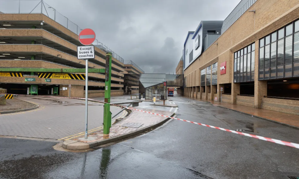 Police were called about the robberies of three boys, aged 13, 14 and 15, at the entrance to Queensgate shopping centre at about 1pm on Saturday, 4 November. PHOTO: Terry Harris for CambsNews