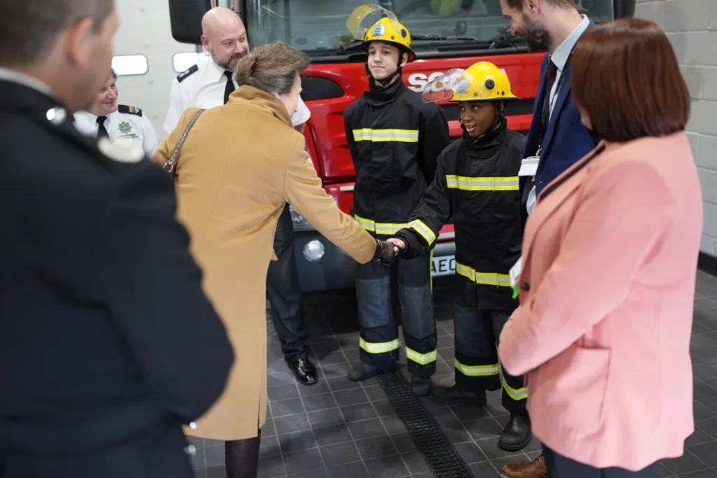 Historic day for Huntingdon as HRH The Princess Royal officially opened the new fire station and Cambs fire and rescue training centre