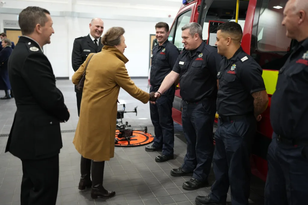 Historic day for Huntingdon as HRH The Princess Royal officially opened the new fire station and Cambs fire and rescue training centre