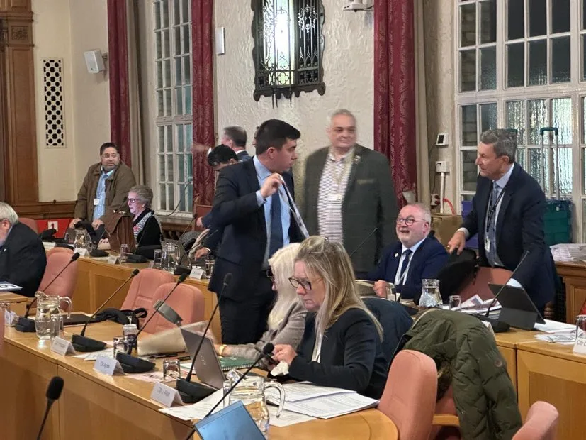 Cllr Wayne Fitzgerald will tonight learn his fate as leader of Peterborough City Council. He expects to be ousted. PHOTO: Terry Harris for CambsNewsOnline