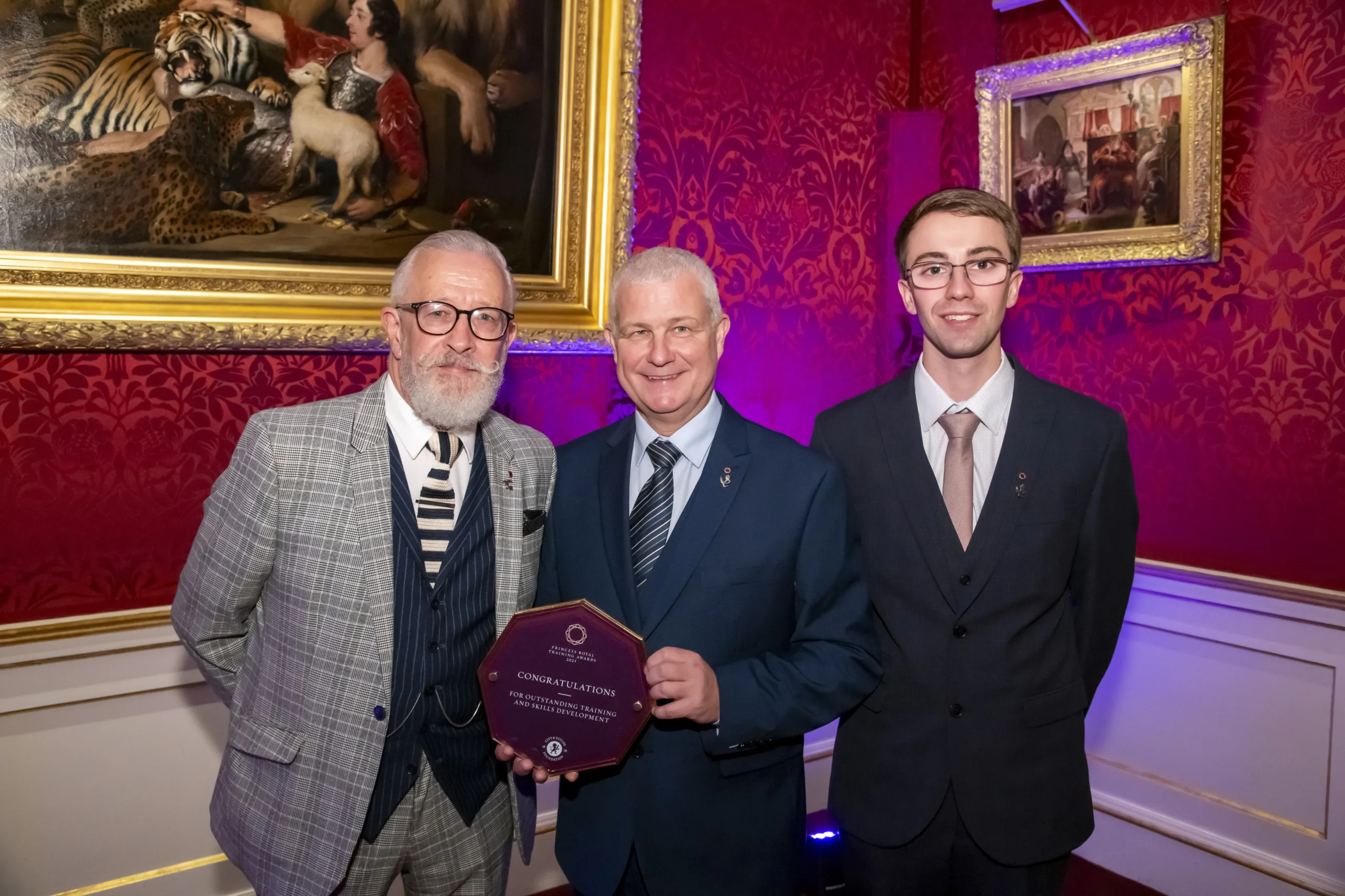 Metalcraft of Chatteris received the Princess Royal Training Award at a London ceremony on Thursday