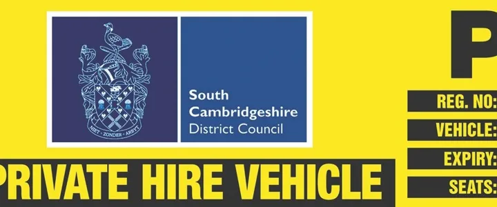 Cllr Henry Batchelor, Lead Cabinet Member for Licensing for South Cambridgeshire District Council, said: “All licensed drivers must ensure that any vehicle they wish to use to transport members of the public is licensed correctly.”