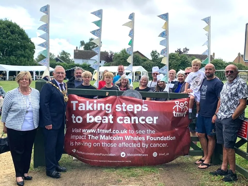 In 2009 the first ‘Dorset Walk’ took place along the South West Coastal path. In July of this year another group of walkers (above) took part to raise money for the Malcolm Whales Foundation charity. PHOTO: Malcolm Whales Foundation