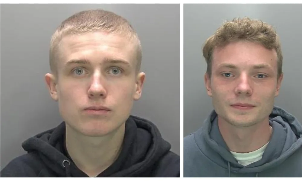 Eden White (left) jailed for 5 years, and Jack Walker jailed for more than 3 years after Grindr dating app robberies