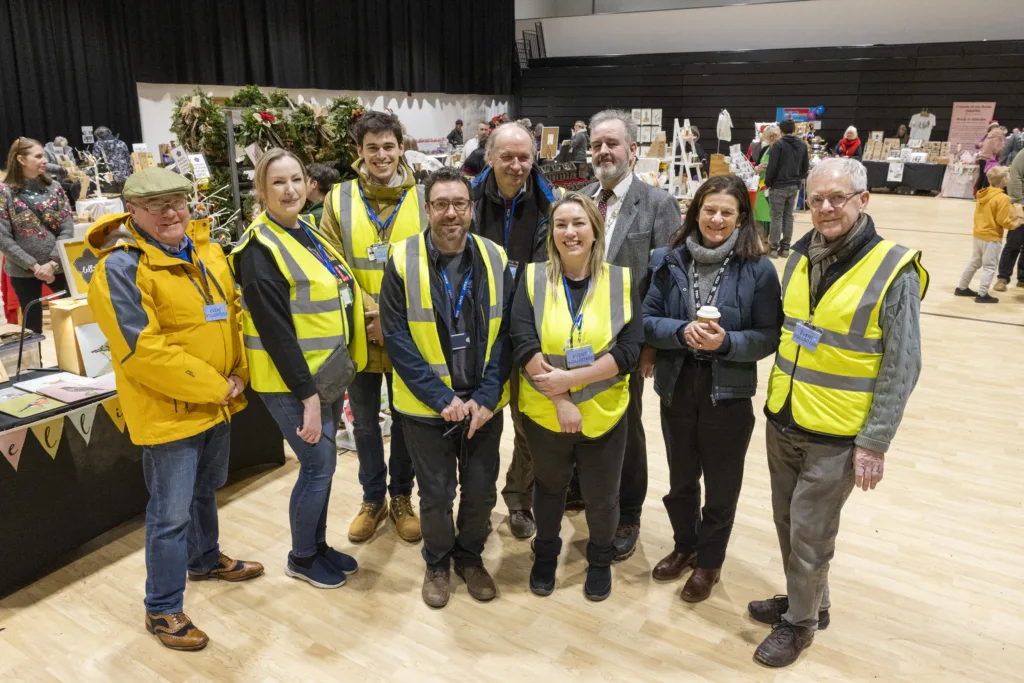 Christmas market at Cambourne organised by South Cambridgeshire District Council. Photo: David Johnson