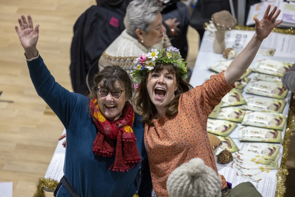 Christmas market at Cambourne organised by South Cambridgeshire District Council. Photo: David Johnson