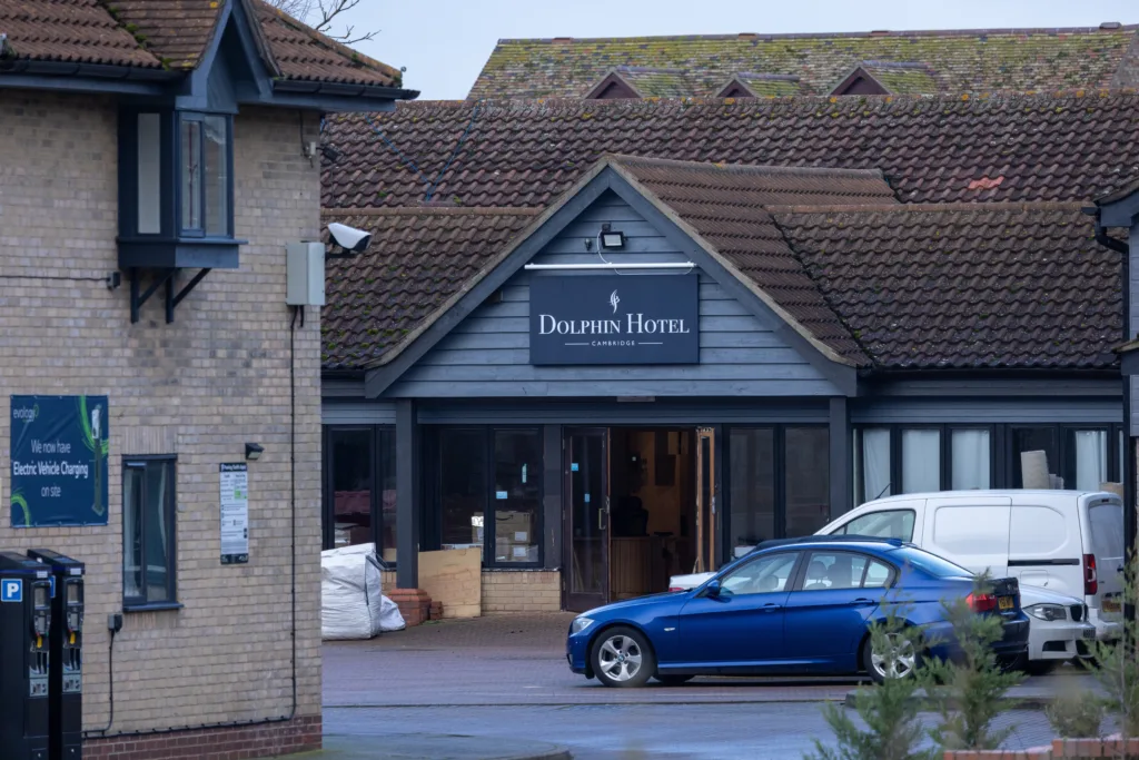 Dolphin Hotel, St Ives, has said goodbye to asylum seekers after a year and is now undergoing a refurbishment ahead of re-opening. PHOTO: Bav Media 