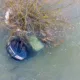 Picture dated December 20th shows an Audi car submerged on the flooded A1101 in Welney; one of two cars spotted floating in the waters. PHOTO: Bav Media