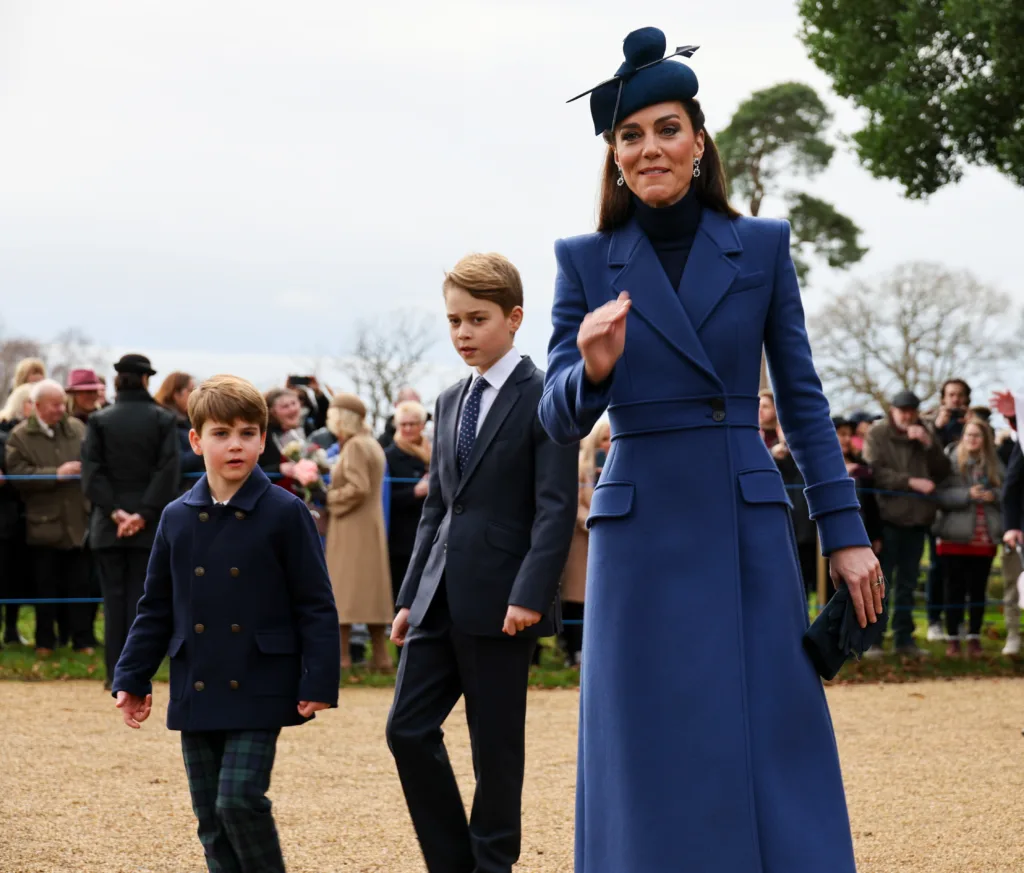 Photos of the Royal Party, and waiting visitors, at Sandringham on Christmas Day. PHOTO: Wisbech Tweet 